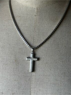 Sterling Silver Cross Pendant Necklace
